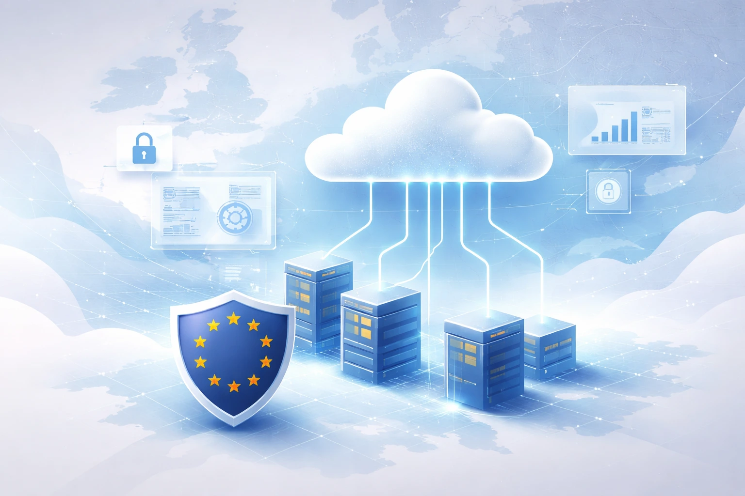 European data centre and cloud infrastructure